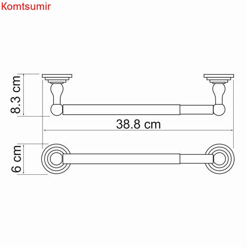 WasserKRAFT Isar K-7391 (ранее К-7322D) Держатель бумажных полотенец WasserKRAFT Isar K-7391 (ранее К-7322D) Держатель бумажных полотенец