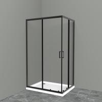 Душевой уголок BelBagno UNO-195-AH-2-100/80-C-NERO Душевой уголок BelBagno UNO-195-AH-2-100/80-C-NERO