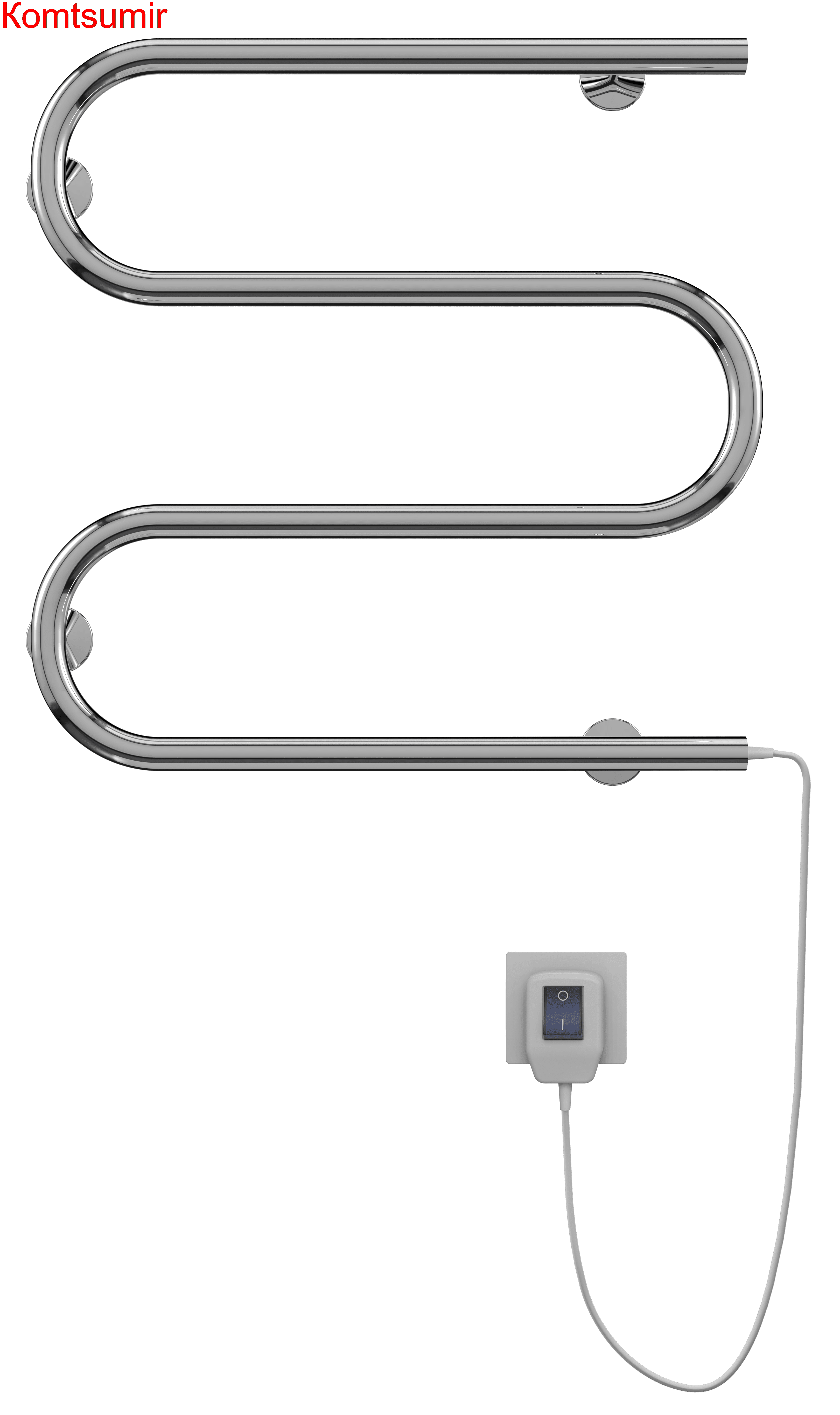 Электро 25 М-обр 500х500 Полотенцесушитель  TERMINUS