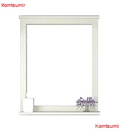 Зеркало AQUATON Леон 65 дуб белый (1A187102LBPS0) Зеркало AQUATON Леон 65 дуб белый (1A187102LBPS0)