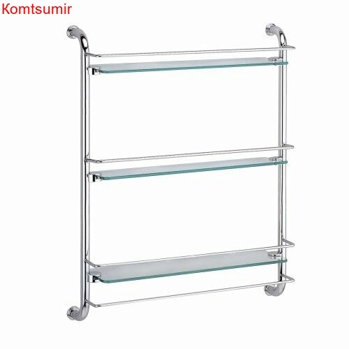 WasserKRAFT K-2033 Полка стеклянная тройная