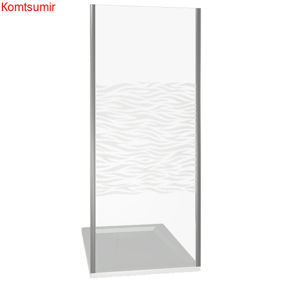 Боковая стенка для душевой двери 100х185 Good Door Infinity SP-100-W-CH ИН00073