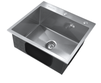 Кухонная мойка ULGRAN Steel 500 x 450 цвет «брашированная сталь»