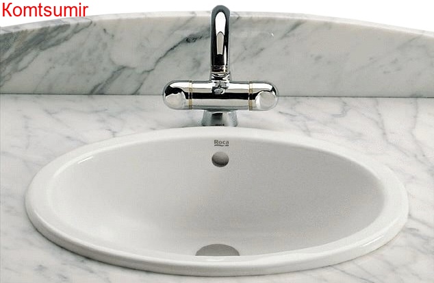 Раковина встраиваемая сверху Roca 51х39.5х18, керамика, цвет Белый (7.3223.0.700.0)