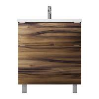 M90FSX0752HF Gem, База под раковину, напольная, 75 см, 2 ящика, цвет: орех