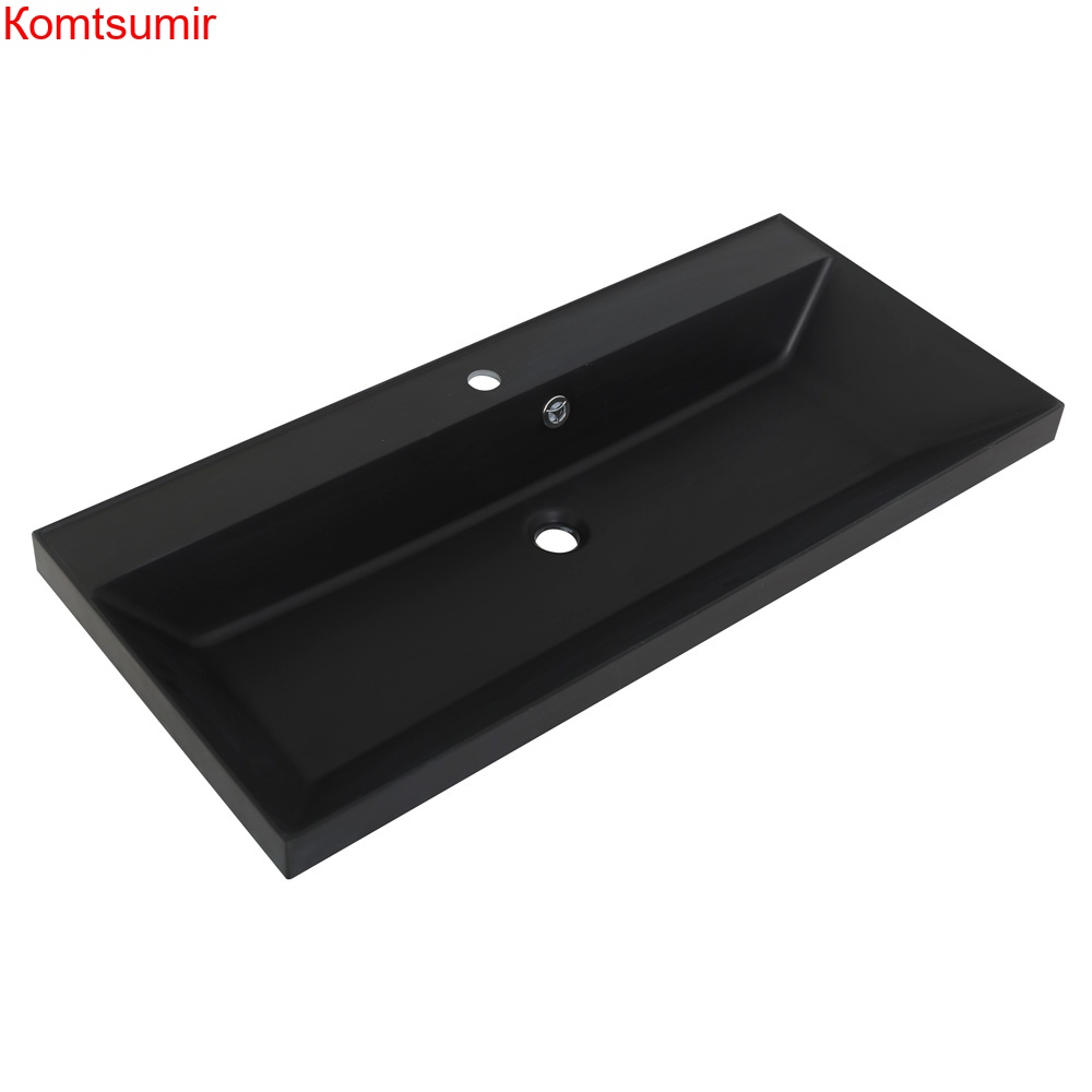 Раковина из искусственного камня BelBagno BB800/450-LV-ART-AST-NERO