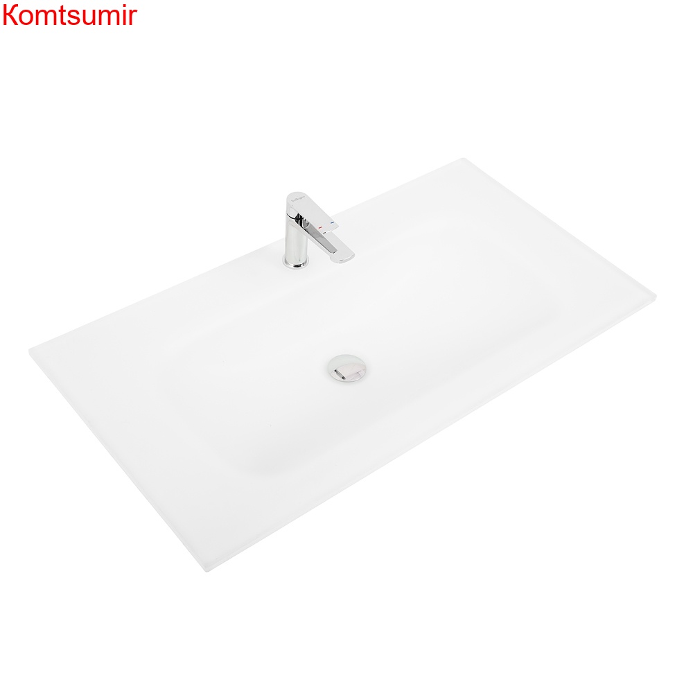 Стеклянная раковина BelBagno BB910/465-LV-VTR-BO