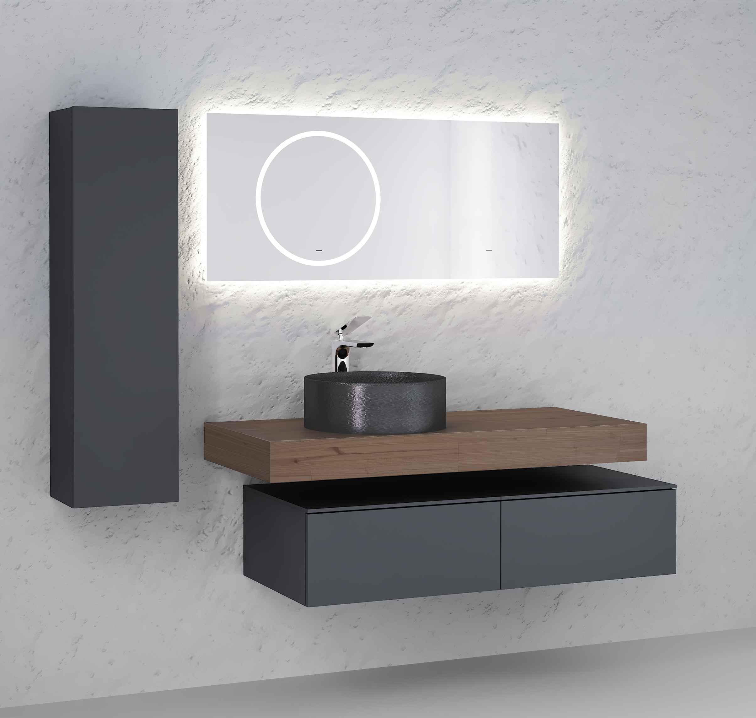 Пенал Modulare 110 подвесной Антрацит