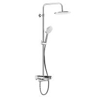 Damixa 977760000 Jupiter душевая система с ванно-душевым ТМС смесителем-полкой, хром