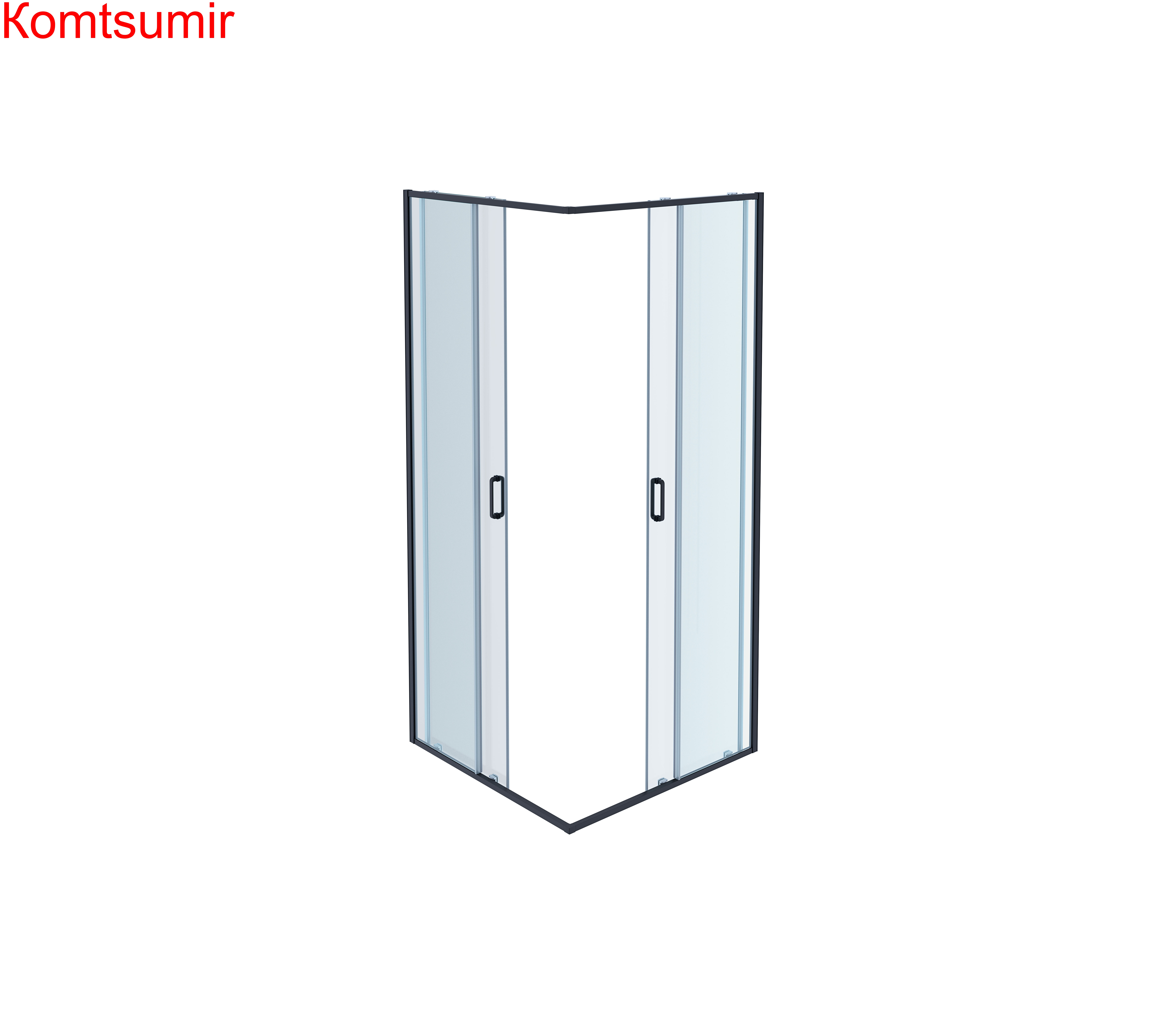 Aquatek Душевой уголок квадратный, двери раздвижные 900x900x2000 профиль черный, стекло прозрачное Aquatek Душевой уголок квадратный, двери раздвижные 900x900x2000 профиль черный, стекло прозрачное