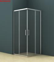 Душевое ограждение Azario SEATTLE 100*100*195 хром, 6мм прозрачное стекло
