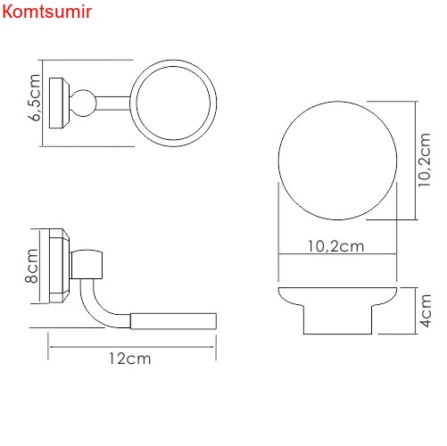 WasserKRAFT K-28129 Мыльница