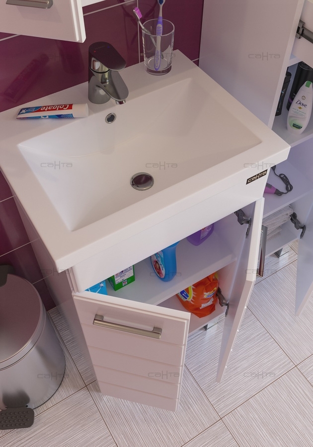 Мебельная раковина Cersanit Como 50