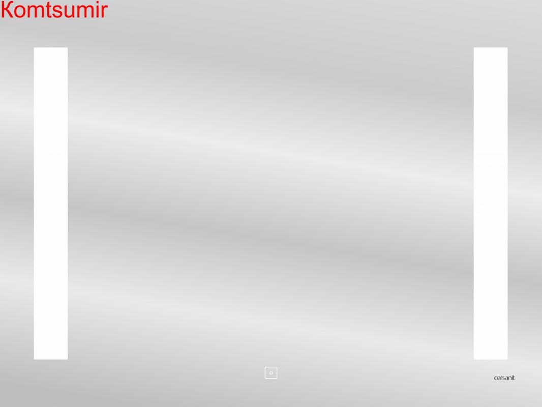 Зеркало: LED 020 base 80*60, с подсветкой, белый, Сорт1