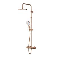 AM.PM F0785A444  X-Joy, душ.система:  см-ль д/душа с ТМС, душ.штанга,верхний душ 220мм, ручн душ, роз.золо