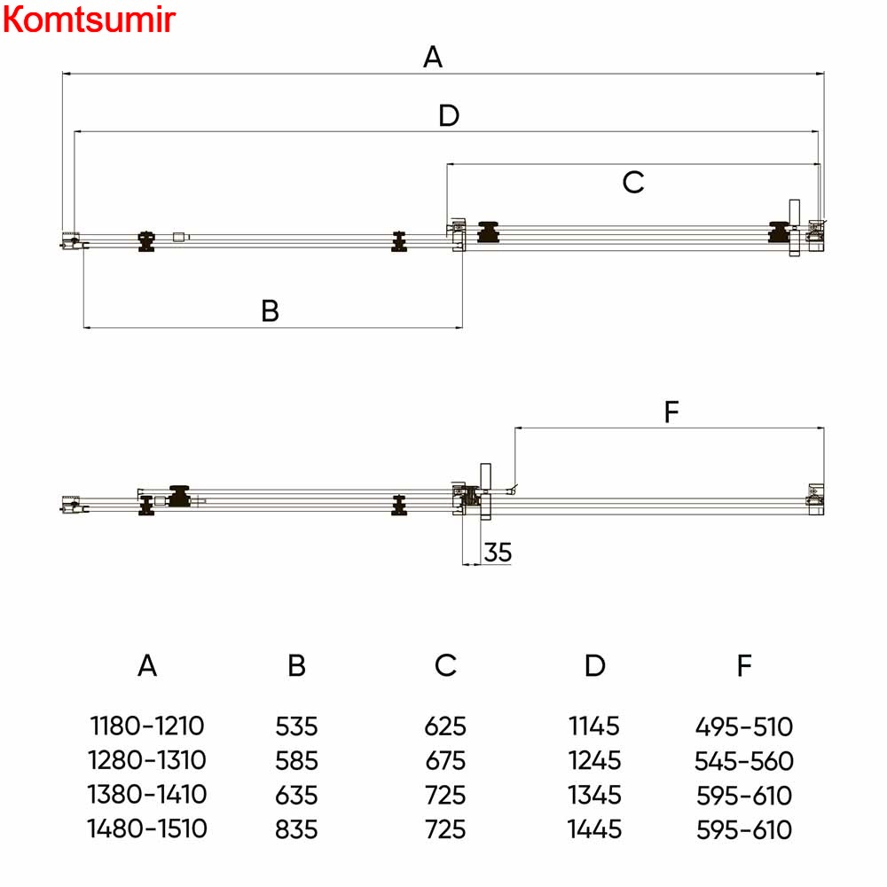 Душевая дверь Veconi VN-74B 140*195