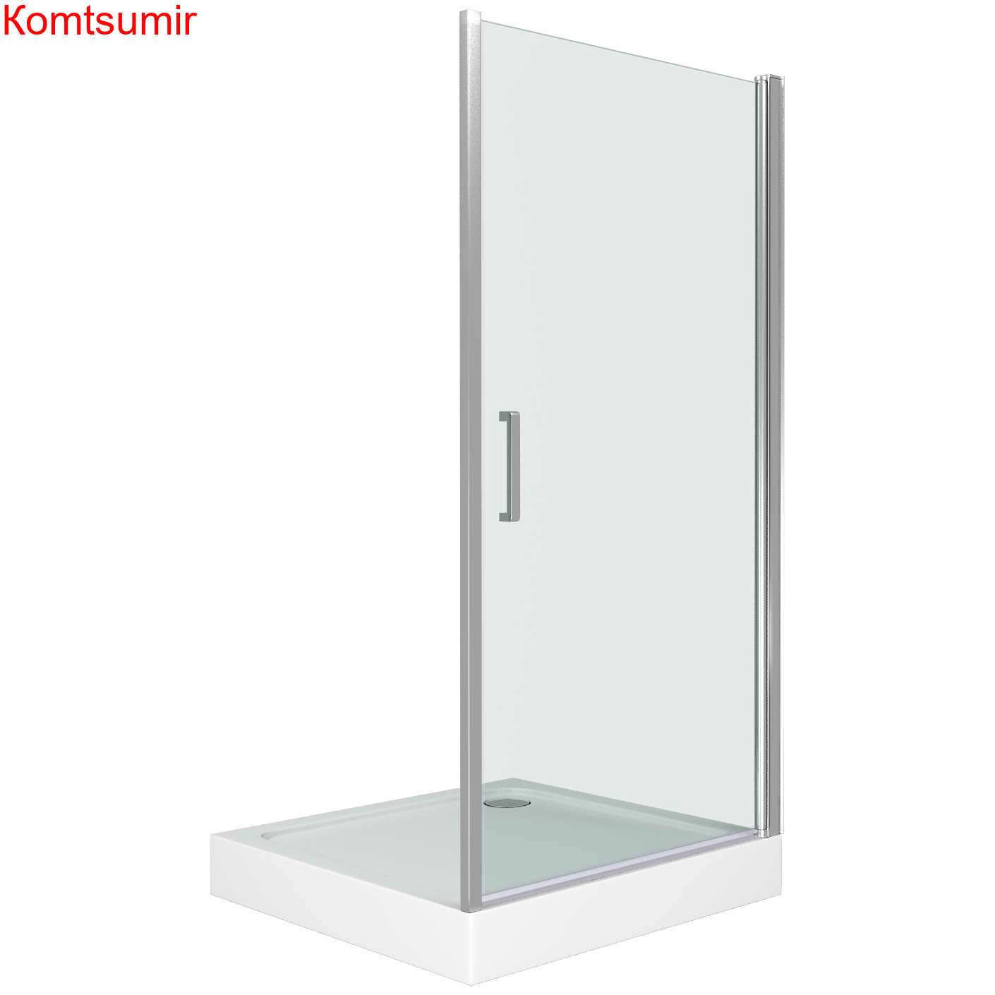 Душевая дверка в нишу 80х185 Good Door Pandora DR-80-C-CH ПД00069 распашная