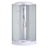 Душевая кабина Loranto SUNWAY 100х100х215 поддон 13см, белый кирпичный узор, матовое стекло 4мм, профиль хром (CS661013FW100) Душевая кабина Loranto SUNWAY 100х100х215 поддон 13см, белый кирпичный узор, матовое стекло 4мм, профиль хром (CS661013FW100)