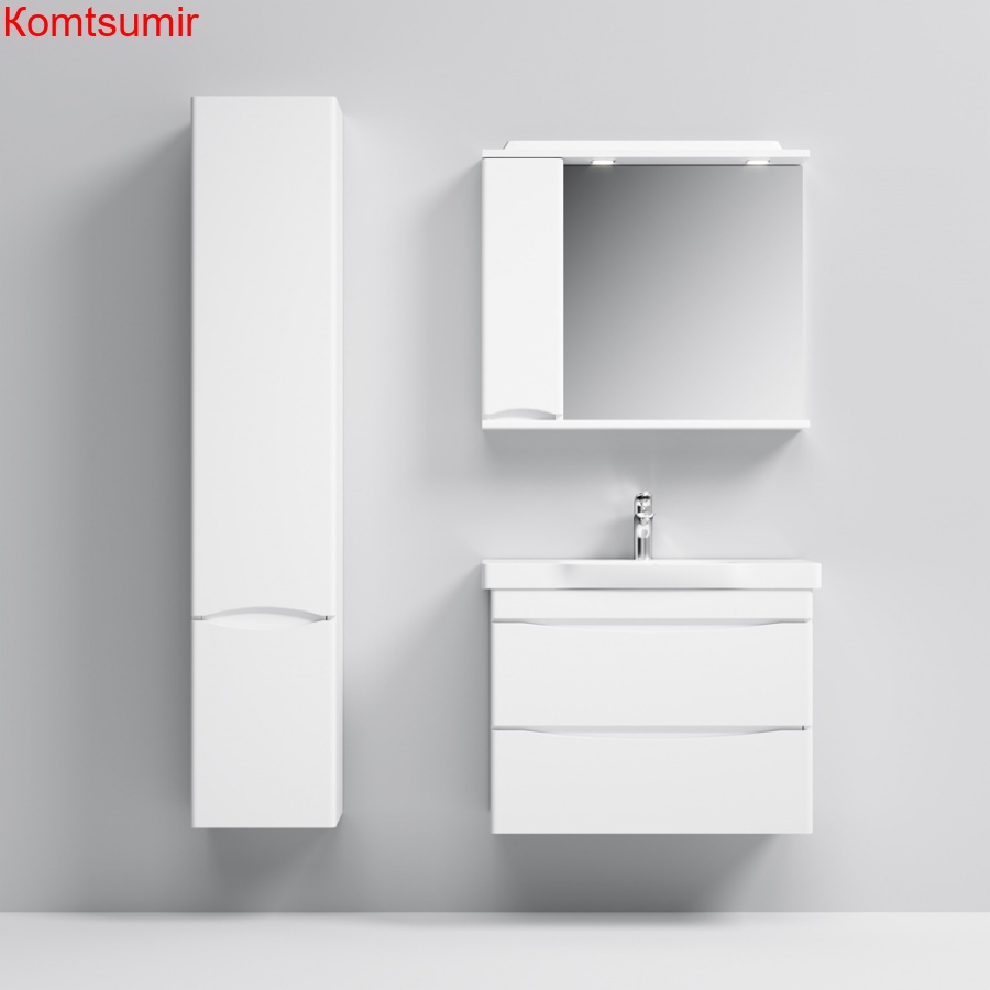 M80CHL0356WG Like, шкаф-колонна, подвесной, левый, 35 см, двери, белый, глянец, шт M80CHL0356WG Like, шкаф-колонна, подвесной, левый, 35 см, двери, белый, глянец, шт