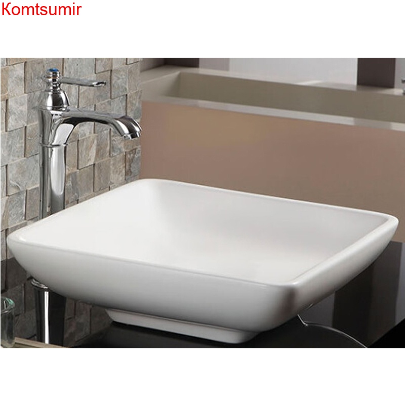 Раковина Azario 40х40х12 накладная, белая (AZ-4322)