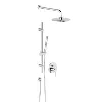 Damixa 936530000 Scandinavian Pure встраиваемая душевая система душевым смесителем и штангой, хром