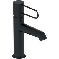 Смеситель для раковины Jacob Delafon Odeon Rive Gauche с донным клапаном, черный матовый (E21028-BL-BL)