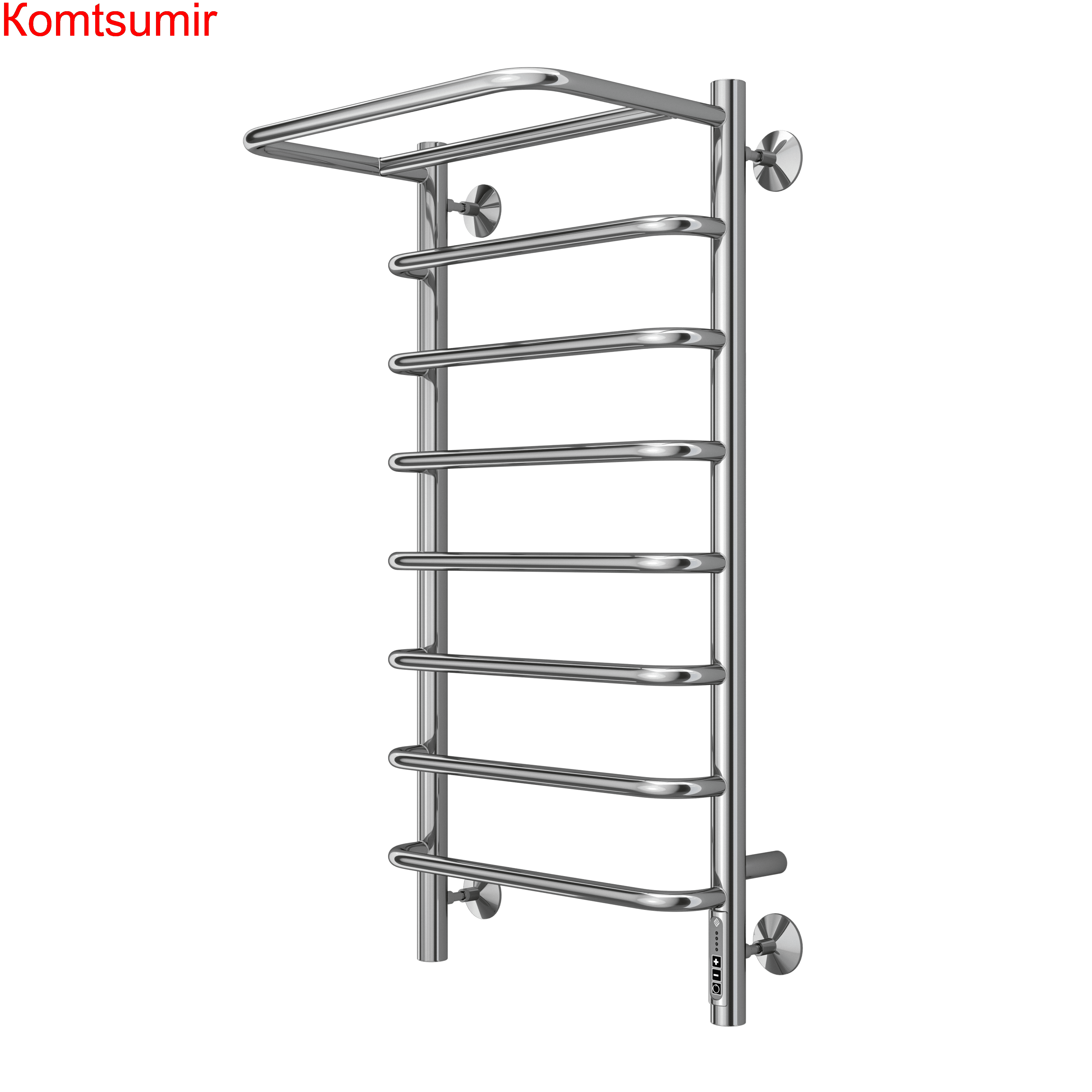 Полка П8 400х850 Электро (quick touch) Полотенцесушитель  TERMINUS