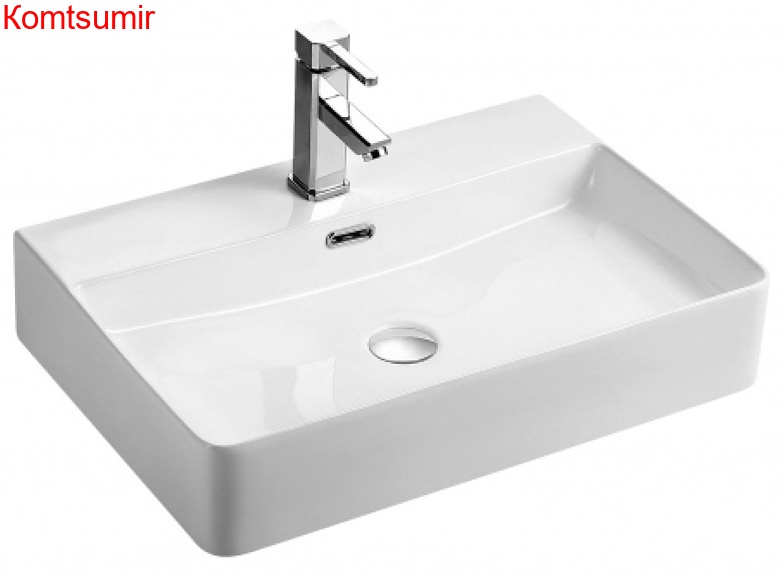 Раковина Azario 600х420х120 накладная, белый (AZ-2173)