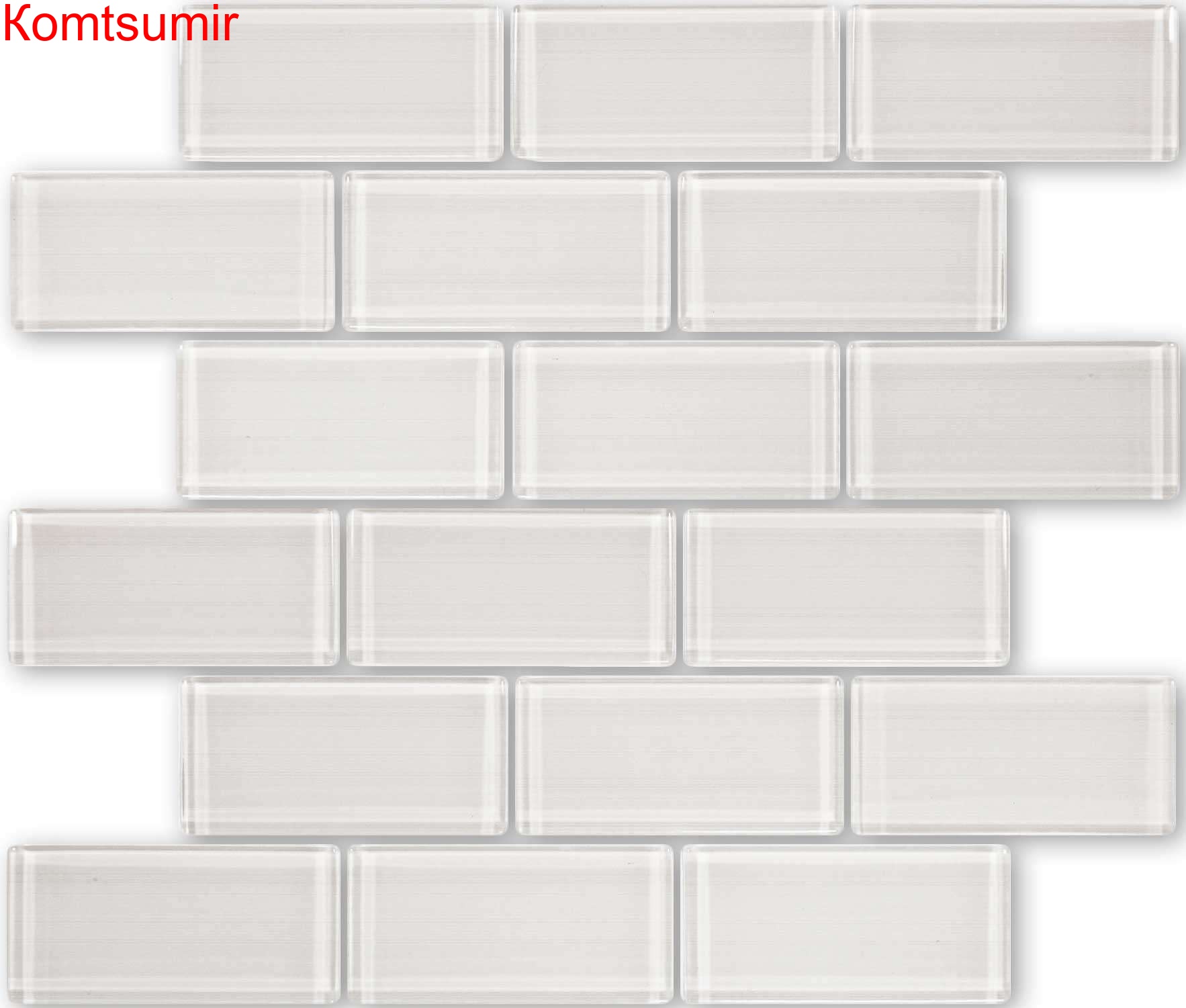 Мозаика Caramelle Mosaic Mattoni Bianchi Мозаика Caramelle Mosaic Mattoni Bianchi