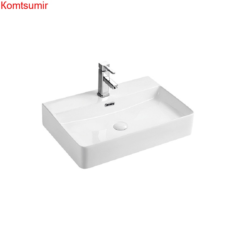 Раковина Azario, 600*420*120 мм., накладная, белая (AZ-2173)