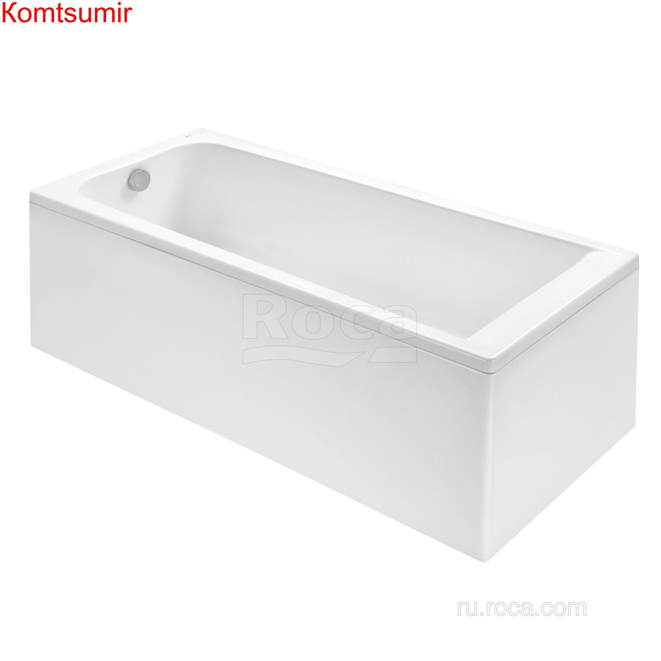 Ванна акриловая Roca ELBA прямоугольная 170х75 белая Ванна акриловая Roca ELBA прямоугольная 170х75 белая