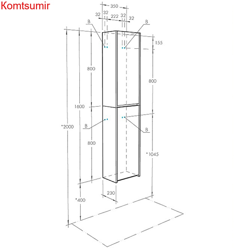 Подвесной шкаф Aquaton Сканди 35 Белый (1A255003SD010) Подвесной шкаф Aquaton Сканди 35 Белый (1A255003SD010)