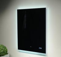 Зеркало Kvadro 60 с подсветкой и часами