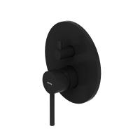 Damixa 367100300 Scandinavian Pure, встраиваемый смеситель для ванной - душа, чёрный