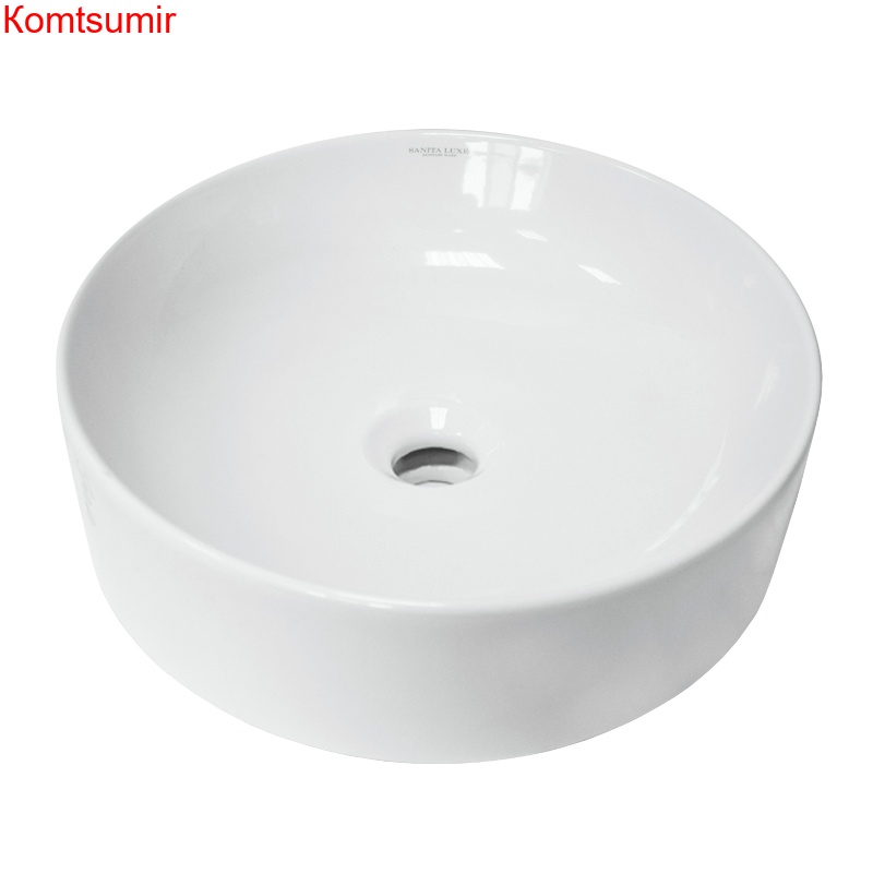 Раковина Sanita Luxe Best Slim, накладная, белая (BST40SLWB01S)