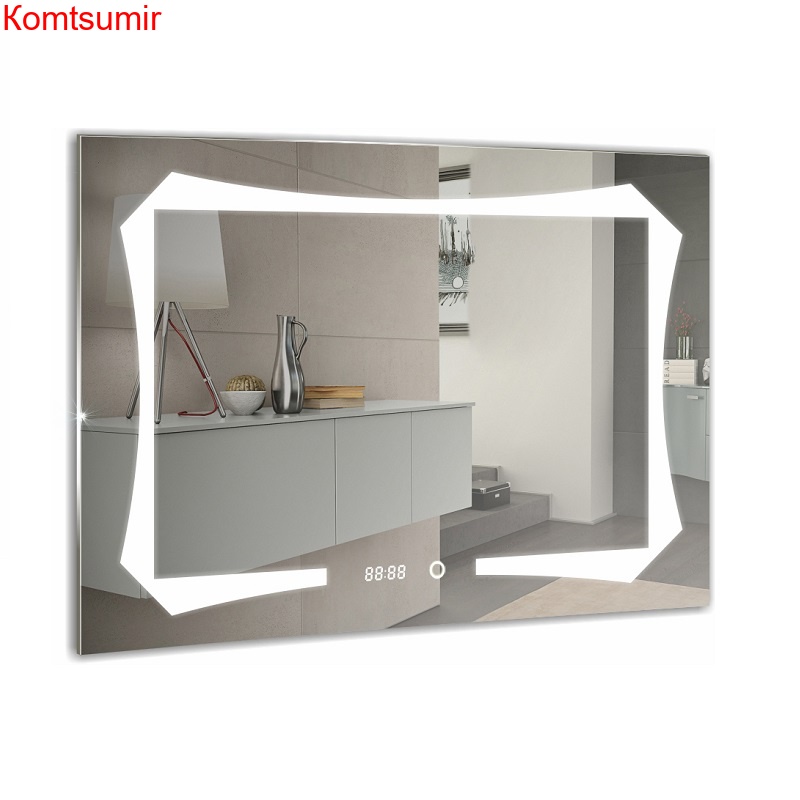 Зеркало Azario OTTO 800*600 сенсор выкл+часы