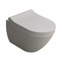 Унитаз подвесной Kale IDEA 2.0, безободковый в комплекте с сиденьем микролифт