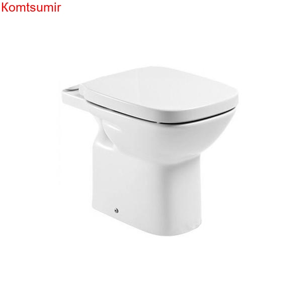 Чаша напольная Roca DEBBA, гориз.выпуск, уст.компл., 655 мм