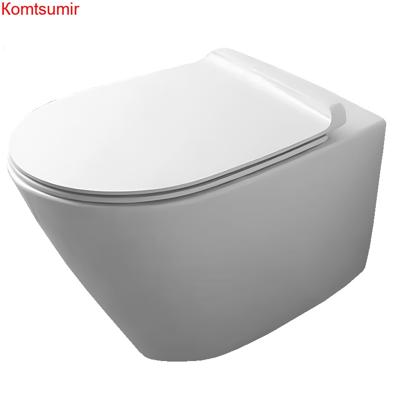 Унитаз подвесной Simas Gambassi 375х565х340 безободковый, с креплением F85, белый (GA18bi)