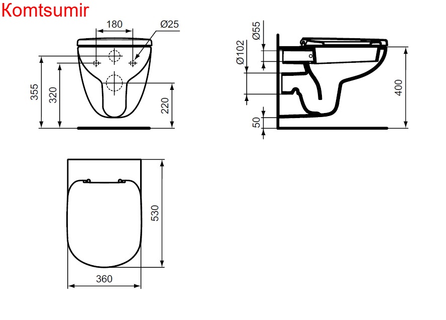 Набор TEMPO Ideal Standart (Инсталляция W3710AA + унитаз подвесной T331101 + сиденье с крышкой микролифт T679401)