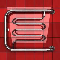 Полотенцесушитель водяной Двин Dw 50/60 1" - 1/2" с полкой