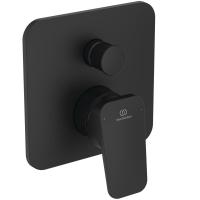Смеситель для ванны Ideal Standard CERAPLAN встраиваемый, черный матовый (BD263XG)