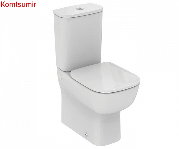 Ideal Standart T282001 ESEDRA Напольный пристенный унитаз для монтажа с бачком, короткая проекция, глубокий смыв