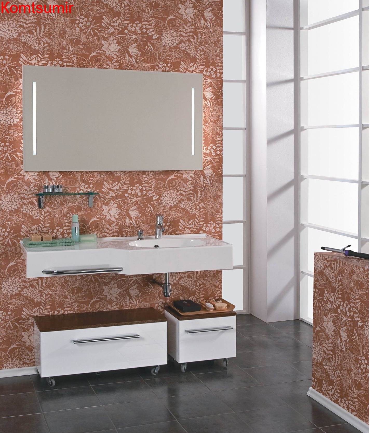 Зеркало AQUATON ОТЕЛЬ-1270 с подсветкой (1A107802OT010)