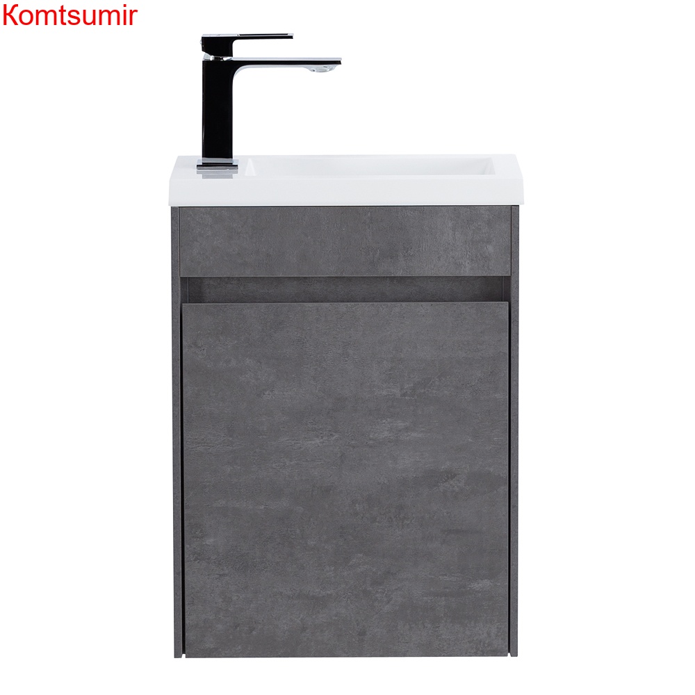 База под раковину подвесная BelBagno PIETRA MINI-400-1A-SO-SCM-R Stucco Cemento