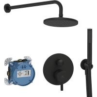 Душевая система Ideal Standard Ceraline черный матовый (BD193XG) Душевая система Ideal Standard Ceraline черный матовый (BD193XG)