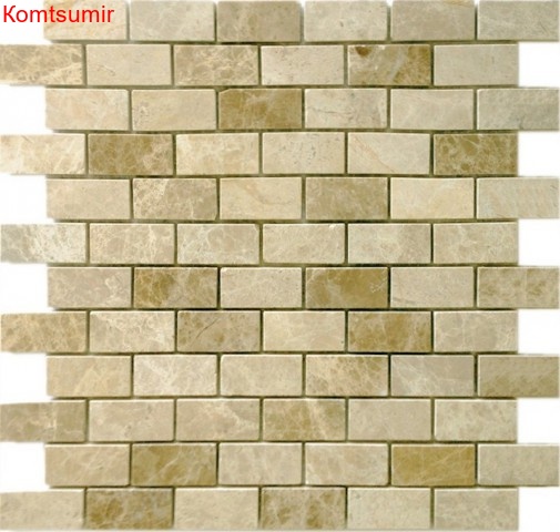 Мозаика Caramelle Mosaic Emperador Light POL 23x48x4