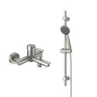 Dorff D0103030SS Душевой комплект Logic NEW со смесителем  для ванны и душа Logic NEW из нержавеющей стал