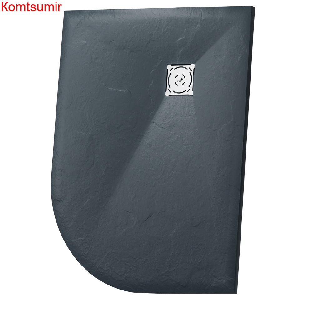 Душевой поддон асимметричный RGW ST/AL-G Графит 800x1200 Душевой поддон асимметричный RGW ST/AL-G Графит 800x1200