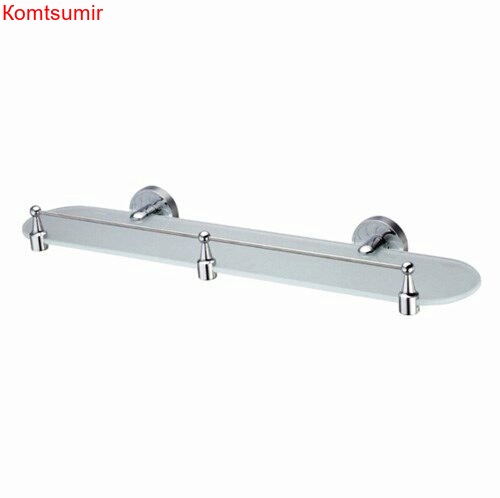 WasserKRAFT Isen K-4044 (ранее К-4024) Полка стеклянная с бортиком